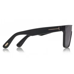 Tom Ford Eyewear Tom Ford - Wyhat Sunglasses - Soft Rectangular Acetate Sunglasses - FT0709 - Black - - Avvenice^ Sunglasses & Eyewear