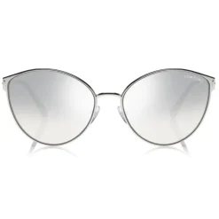 Tom Ford Eyewear Tom Ford - Zeila Sunglasses - Round Metal Sunglasses - White Gold - FT0654 - Sunglasses - - Avvenice^ Sunglasses & Eyewear