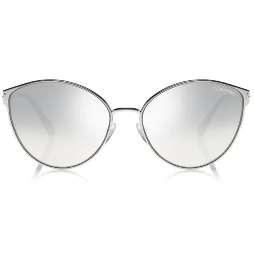 Tom Ford Eyewear Tom Ford - Zeila Sunglasses - Round Metal Sunglasses - White Gold - FT0654 - Sunglasses - - Avvenice^ Sunglasses & Eyewear