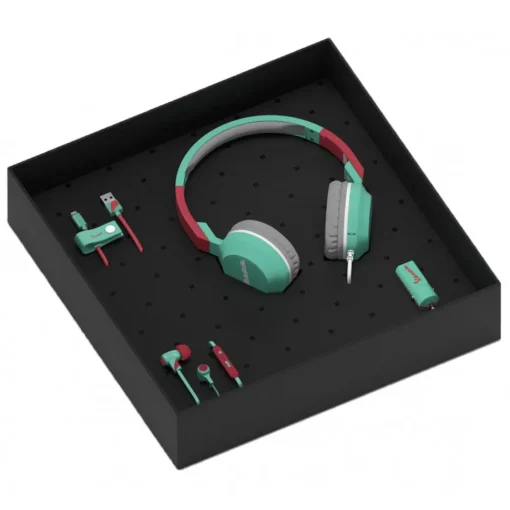 Tribe - Aquamarine - Vespa - Gift Box - 16 GB USB Stick - Car Charger - Earphones - On-Ear Headphones - Micro USB Cable - Avvenice^ Accessories | Audio