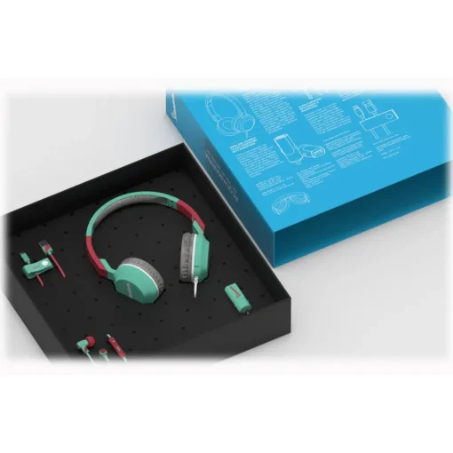 Tribe - Aquamarine - Vespa - Gift Box - 16 GB USB Stick - Car Charger - Earphones - On-Ear Headphones - Micro USB Cable - Avvenice^ Accessories | Audio