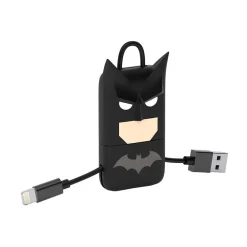 Tribe - Batman - DC Comics - Lightning USB Cable - Keychain - Data and Charging for Apple, iPhone - MFi Certified - 22 cm - Avvenice^ Accessories