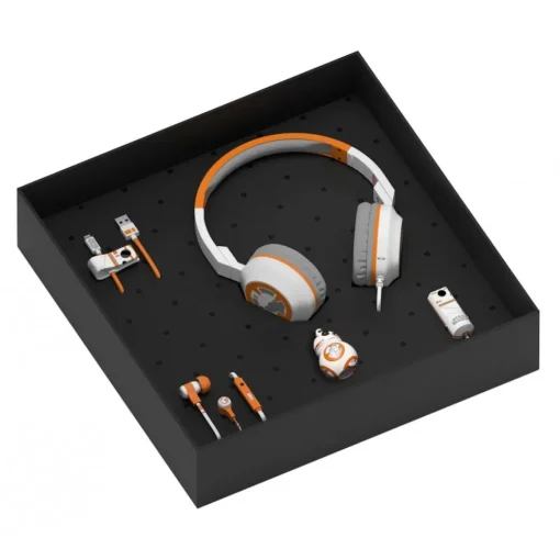 Tribe - BB-8 - Star Wars - Gift Box - 16 GB USB Stick - Car Charger - Earphones - On-Ear Headphones - Micro USB Cable - Avvenice^ Accessories | Audio