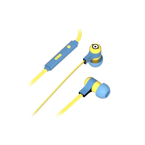 Tribe - Carl - Minions - Despicable Me - Earphones with Microphone and Multifunctional Command - Smartphone - Avvenice^ Audio