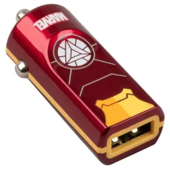 Tribe - Iron Man - Marvel - Car Charger - Fast Car Charge - USB Charger - iPhone, iPad, Tablet, Samsung, Smartphone - Avvenice^ Accessories