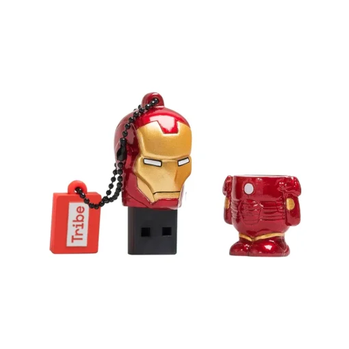 Tribe - Iron Man - Marvel - USB Flash Drive Memory Stick 8 GB - Pendrive - Data Storage - Flash Drive - Avvenice
