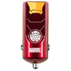 Tribe - Iron Man - Marvel - Car Charger - Fast Car Charge - USB Charger - iPhone, iPad, Tablet, Samsung, Smartphone - Avvenice^ Accessories