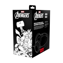 Tribe - Iron Man - Marvel - Headphones with Foldable Microphone - 3.5 mm Jack - Smartphone, PC, PS4 and Xbox - Avvenice