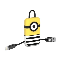 Tribe - Jail Time - Minions - Lightning USB Cable - Keychain - Data and Charging for Apple, iPhone - MFi Certified - 22 cm - Avvenice^ Accessories