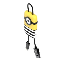 Tribe - Jail Time - Minions - Lightning USB Cable - Keychain - Data and Charging for Apple, iPhone - MFi Certified - 22 cm - Avvenice^ Accessories