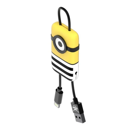 Tribe - Jail Time - Minions - Lightning USB Cable - Keychain - Data and Charging for Apple, iPhone - MFi Certified - 22 cm - Avvenice^ Accessories