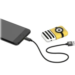 Tribe - Jail Time - Minions - Lightning USB Cable - Keychain - Data and Charging for Apple, iPhone - MFi Certified - 22 cm - Avvenice^ Accessories