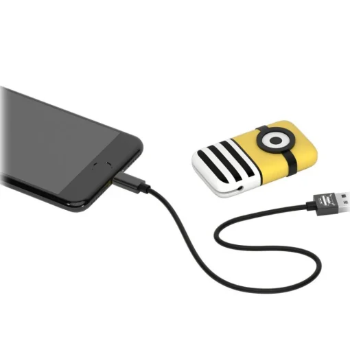 Tribe - Jail Time - Minions - Lightning USB Cable - Keychain - Data and Charging for Apple, iPhone - MFi Certified - 22 cm - Avvenice^ Accessories