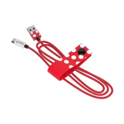 Tribe - Minnie Mouse - Disney - Micro USB Cable - Data Transmission and Charging for Android, Samsung, HTC, Nokia, Sony - 120 cm - Avvenice
