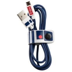 Tribe - R2-D2 - Star Wars - Micro USB Cable - Data Transmission and Charging for Android, Samsung, HTC, Nokia, Sony - 120 cm - Avvenice^ Accessories