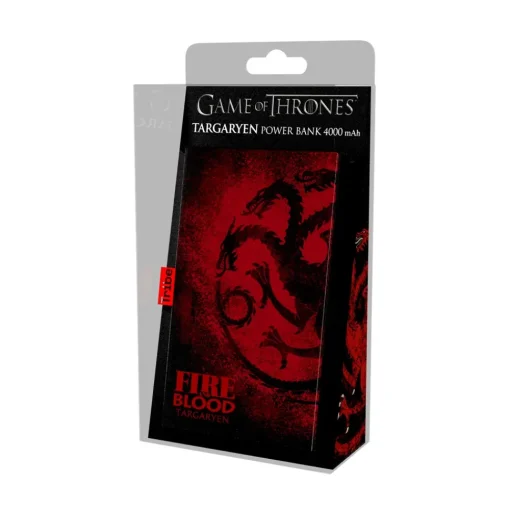 Tribe - Targaryen - Game of Thrones - USB Portable Charger - Power Bank - 4000 mAh - iPhone, iPad, Tablet, Smartphone - Avvenice^ Accessories