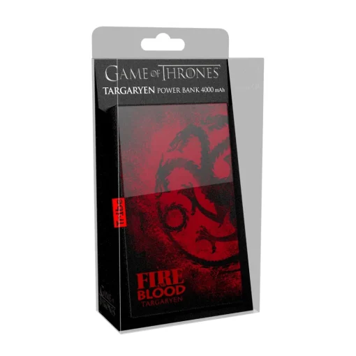 Tribe - Targaryen - Game of Thrones - USB Portable Charger - Power Bank - 4000 mAh - iPhone, iPad, Tablet, Smartphone - Avvenice^ Accessories