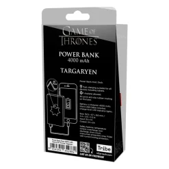 Tribe - Targaryen - Game of Thrones - USB Portable Charger - Power Bank - 4000 mAh - iPhone, iPad, Tablet, Smartphone - Avvenice^ Accessories