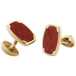 Tsars Collection - Cufflinks in Silver 04 Red - Handmade in Swiss - Luxury Exclusive Collection - Avvenice^ Accessories | Ties & Bow Ties