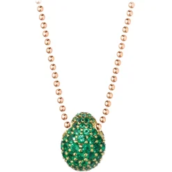 Tsars Collection - Green 9nine Silver Necklace - Handmade in Swiss - Luxury Exclusive Collection - Avvenice^ Necklaces