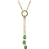 Tsars Collection - Necklace with 3 Green Eggs - Handmade in Swiss - Luxury Exclusive Collection - Avvenice^ Necklaces