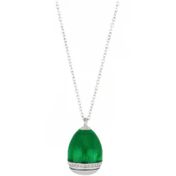 Tsars Collection - Necklace with Green Pendant with Key - Handmade in Swiss - Luxury Exclusive Collection - Avvenice^ Necklaces
