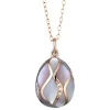Tsars Collection - Necklace in Gold Mother of Pearl 430 - Handmade in Swiss - Luxury Exclusive Collection - Avvenice^ Necklaces
