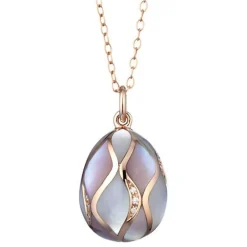 Tsars Collection - Necklace in Gold Mother of Pearl 430 - Handmade in Swiss - Luxury Exclusive Collection - Avvenice^ Necklaces