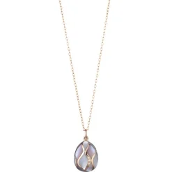 Tsars Collection - Necklace in Gold Mother of Pearl 430 - Handmade in Swiss - Luxury Exclusive Collection - Avvenice^ Necklaces