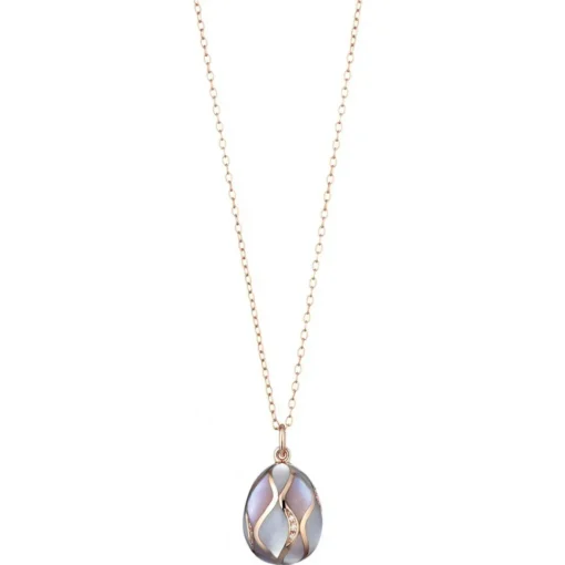 Tsars Collection - Necklace in Gold Mother of Pearl 430 - Handmade in Swiss - Luxury Exclusive Collection - Avvenice^ Necklaces