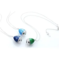 Tsars Collection - Necklace with Green Pendant with Key - Handmade in Swiss - Luxury Exclusive Collection - Avvenice^ Necklaces