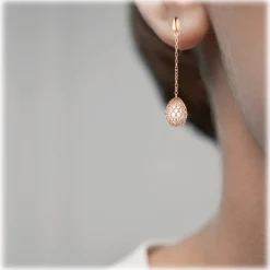 Tsars Collection - 9nine 02 Pink Silver Earrings - Handmade in Swiss - Luxury Exclusive Collection - Avvenice^ Earrings