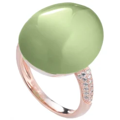 Tsars Collection - Olga Green Ring - Handmade in Swiss - Luxury Exclusive Collection - Avvenice^ Rings