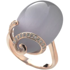 Tsars Collection - Olga Purple Spiral Ring - Handmade in Swiss - Luxury Exclusive Collection - Avvenice^ Rings