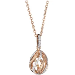 Tsars Collection - Pink 930 Silver Necklace - Handmade in Swiss - Luxury Exclusive Collection - Avvenice^ Necklaces