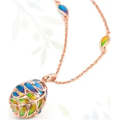Tsars Collection - Tamara Olive Necklace - Handmade in Swiss - Luxury Exclusive Collection - Avvenice^ Necklaces