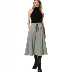 Twinset - High Neck Sleeveless Top - Black - Top - Made in Italy - Luxury Exclusive Collection - Avvenice
