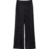 Twinset - Macramè Lace Wide Leg Trousers - Black - Trousers - Made in Italy - Luxury Exclusive Collection - Avvenice