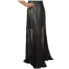 Twinset - Palazzo Trousers in Geometric Pattern - Anthracite - Trousers - Made in Italy - Luxury Exclusive Collection - Avvenice^ Trousers