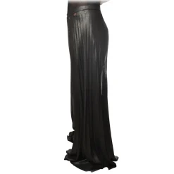 Twinset - Palazzo Trousers With Plated Effect - Black - Trousers - Made in Italy - Luxury Exclusive Collection - Avvenice^ Trousers