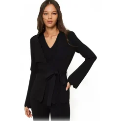 Twinset - Scalloped Blazer - Black - Jackets - Made in Italy - Luxury Exclusive Collection - Avvenice^ Jackets