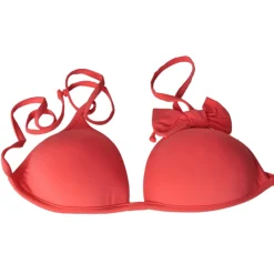 Twinset - Triangle Sea Padded Bow - Geranium - Bikini - Made in Italy - Luxury Exclusive Collection - Avvenice^ Swimwear