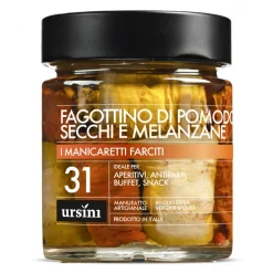 Ursini - Dried Tomatoes and Eggplants Rolls - 31 - Stuffed - Delicacies - Organic Italian Extra Virgin Olive Oil - Avvenice^ Preserved Foods