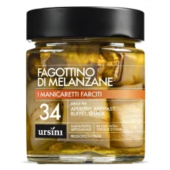Ursini - Eggplants Rolls - 34 - Stuffed - Delicacies - Organic Italian Extra Virgin Olive Oil - Avvenice^ Preserved Foods