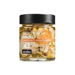 Ursini - Mixed Mushrooms - 43 - New Classic - Delicacies - Organic Italian Extra Virgin Olive Oil - Avvenice^ Preserved Foods
