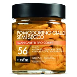 Ursini - Semi-Dried Yellow Cherry Tomato - 56 - Confit Type - Delicacies - Organic Italian Extra Virgin Olive Oil - Avvenice^ Preserved Foods