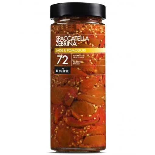 Ursini - Spaccatella Zebrina - 72 - Sauces and Tomatoes - Sauces - Organic Italian Extra Virgin Olive Oil - Avvenice