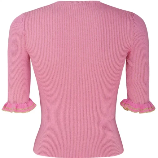 Valentino - Pink Cotton Blend Top - Exclusive Luxury Collection - Avvenice^ Tops