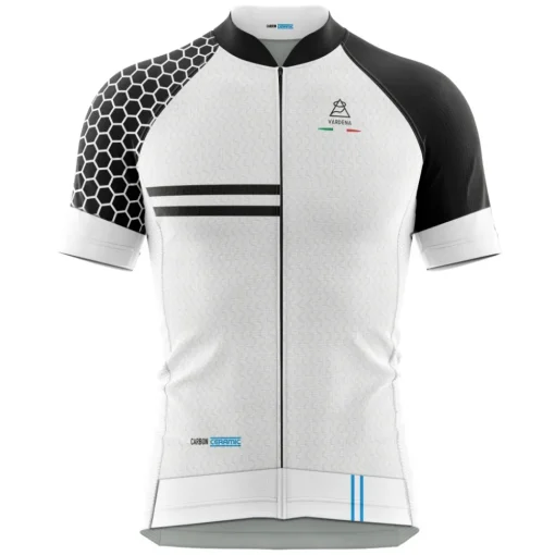 Vardena - Honey Line - White - Carbon Ceramic Jersey - New Collection - Made in Italy - Luxury High Quality - Avvenice^ Sportswear