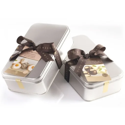Vincente Delicacies - Assortment of Classic Almond Cookies, with Citrus Fruits and Sicilian Pistachios - Luxor Box - Avvenice